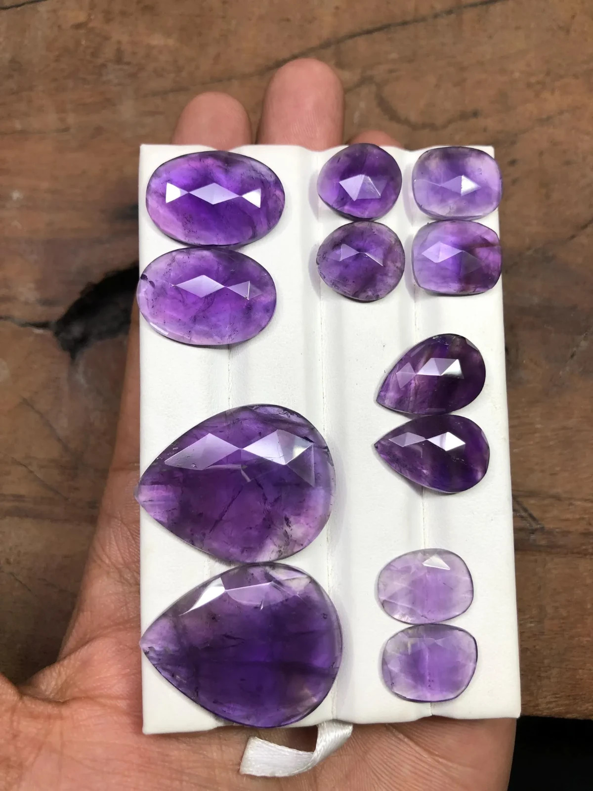 Rose Cut Amethyst Pair: Natural Loose Purple Amethyst Gemstones for Earrings