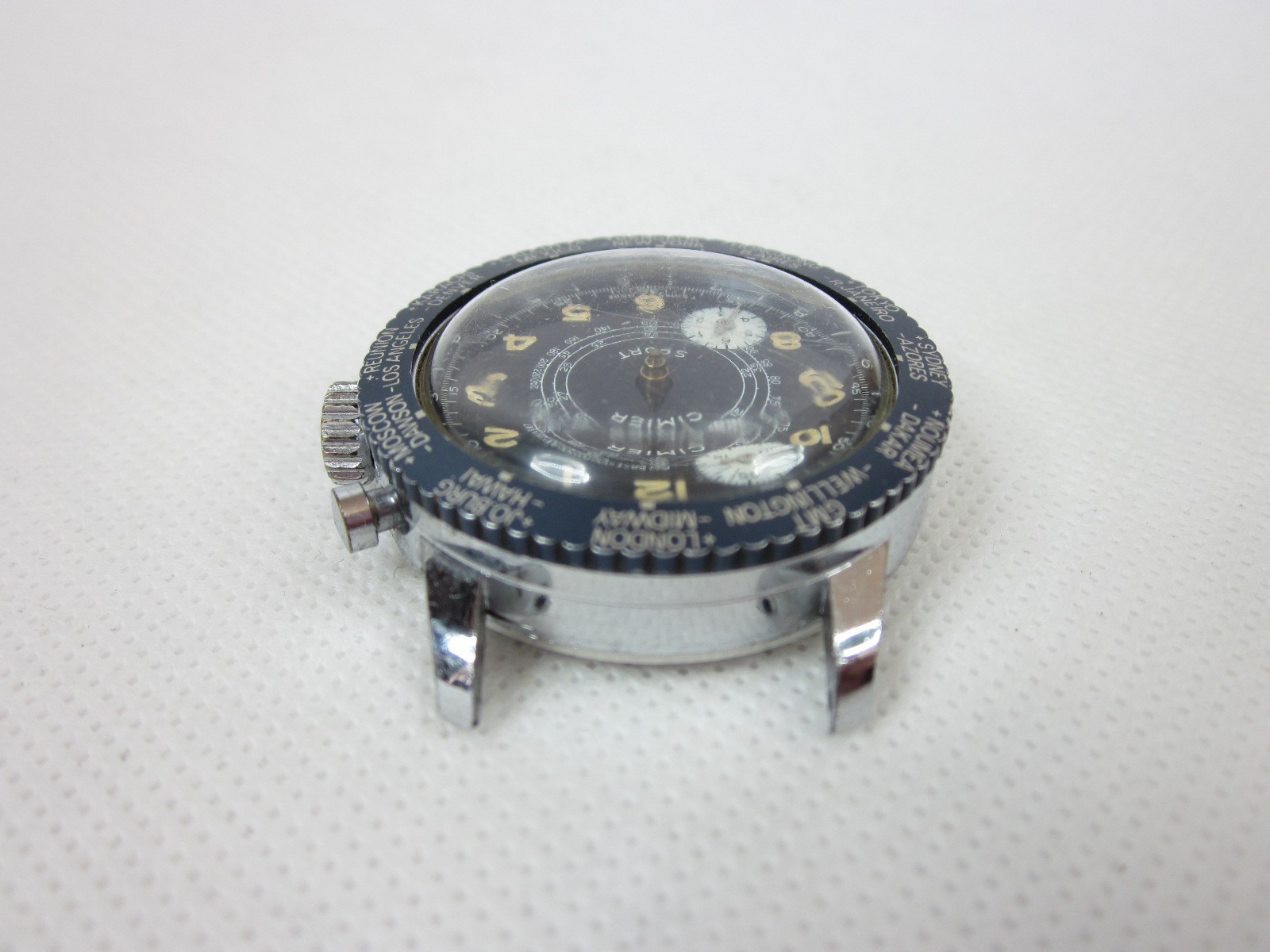 CIMIER SPORT SWISS LAPANOUSE GK DIVER TIMED CHRONOGRAPH WRISTWATCH x MEN