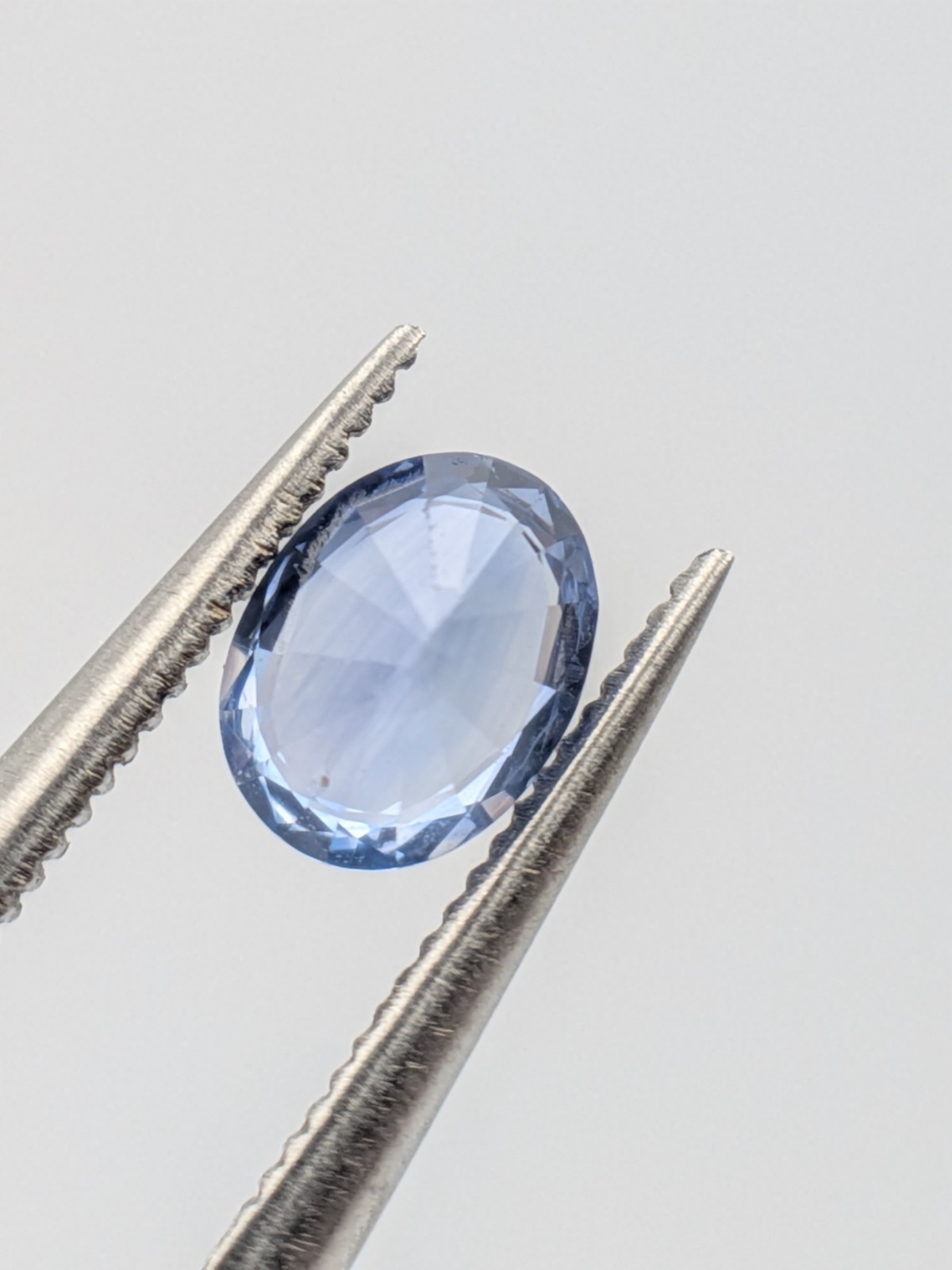 0.57 CT Natural Cornflower Mist Blue Sapphire – Oval Cut Loose Gemstone