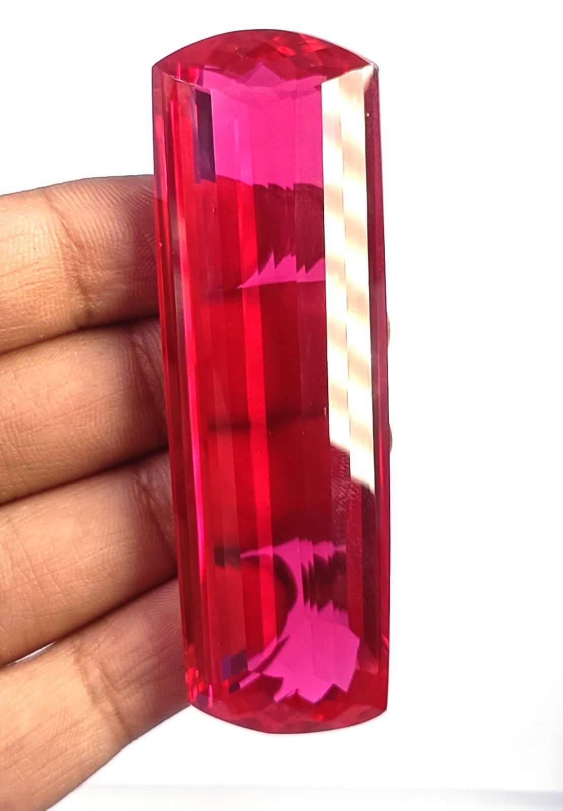 Great Natural Red Ruby 189.55 Ct Fancy Cut Collector’s IGL Certified Gems 6JDZ