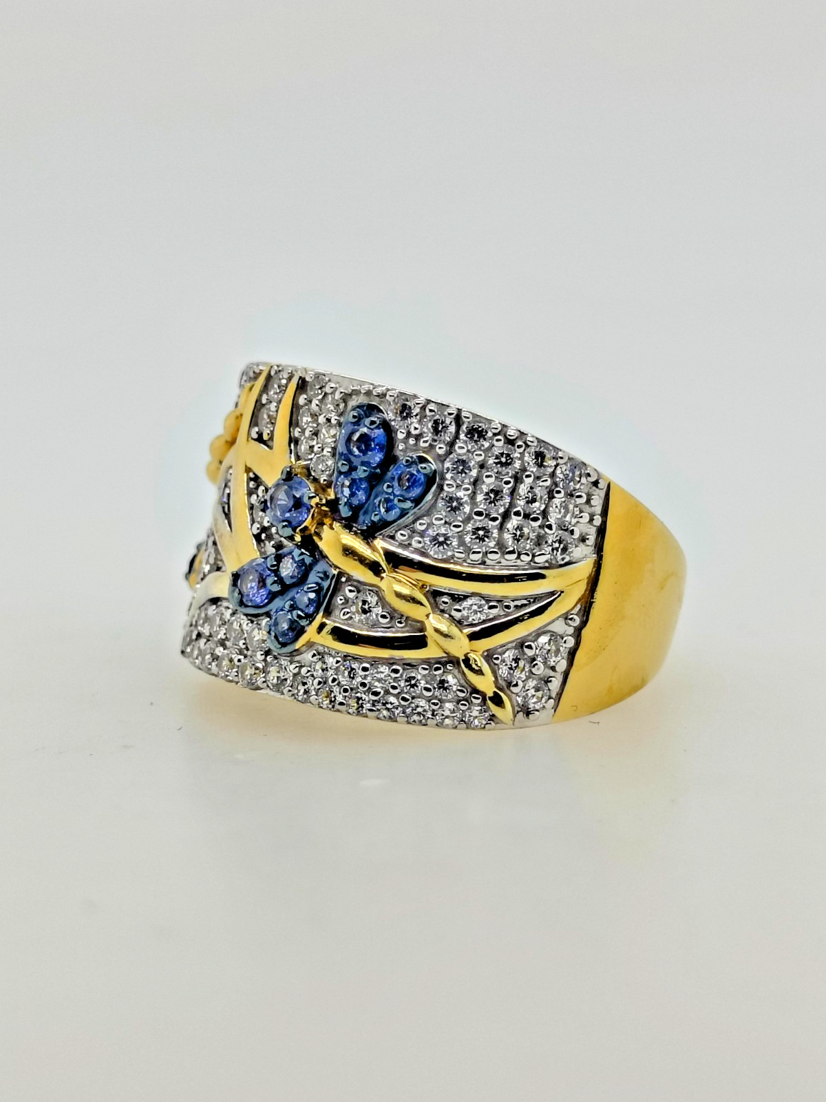 Sterling Silver Dragonfly Ring for Women Size 9