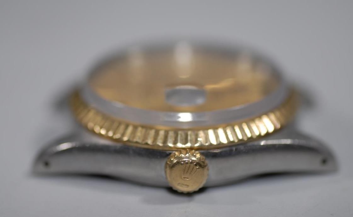 Rolex Tudor Oyster Prince Date-Day 18K Gold Bezel 94613 Daydate 36mm Watch Ex+!