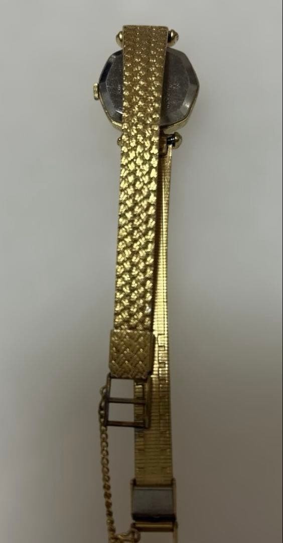 [Junk Retro SEIKO Gold Octagonal Hand-wound Ladies’ Watch]