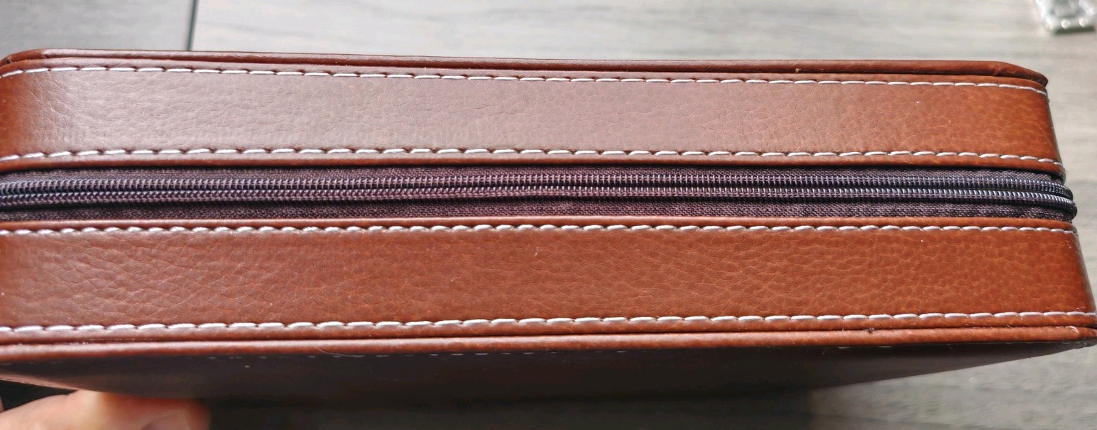 PU Leather 8 Slot Watch Travel Case – Brand New