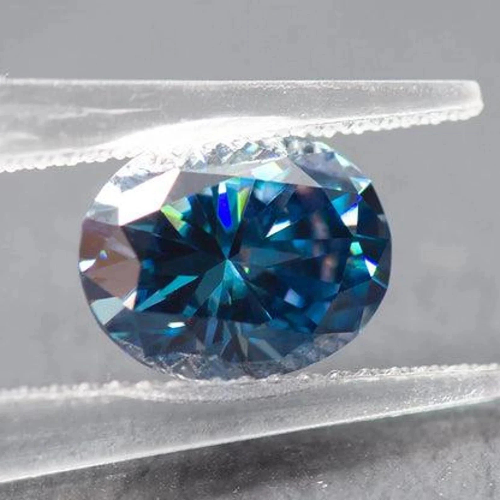 5 CT Natural Blue Diamond 10×12 MM 1 Pcs Oval Cut VVS1 D Grade Certified N2