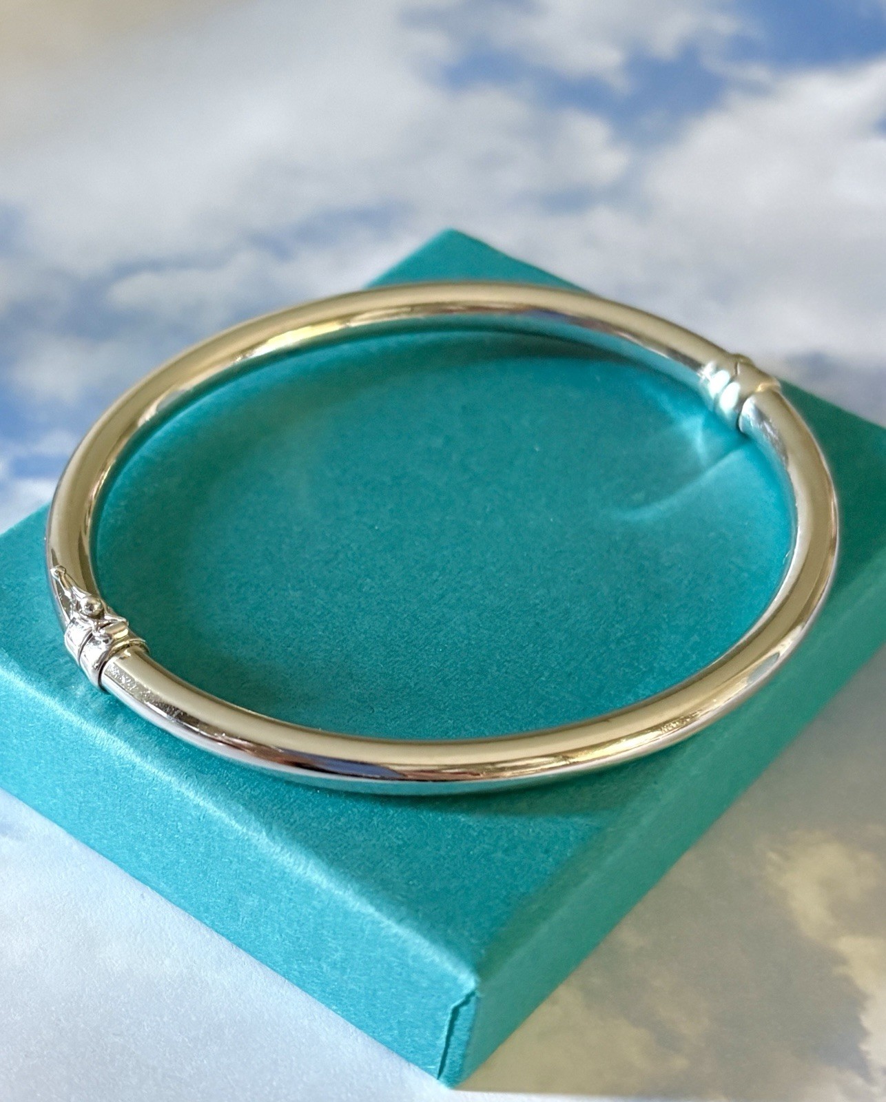 Vintage MILOR Sterling Silver Hinge 925 Bangle Bracelet 8” w- Safety Latch 11g