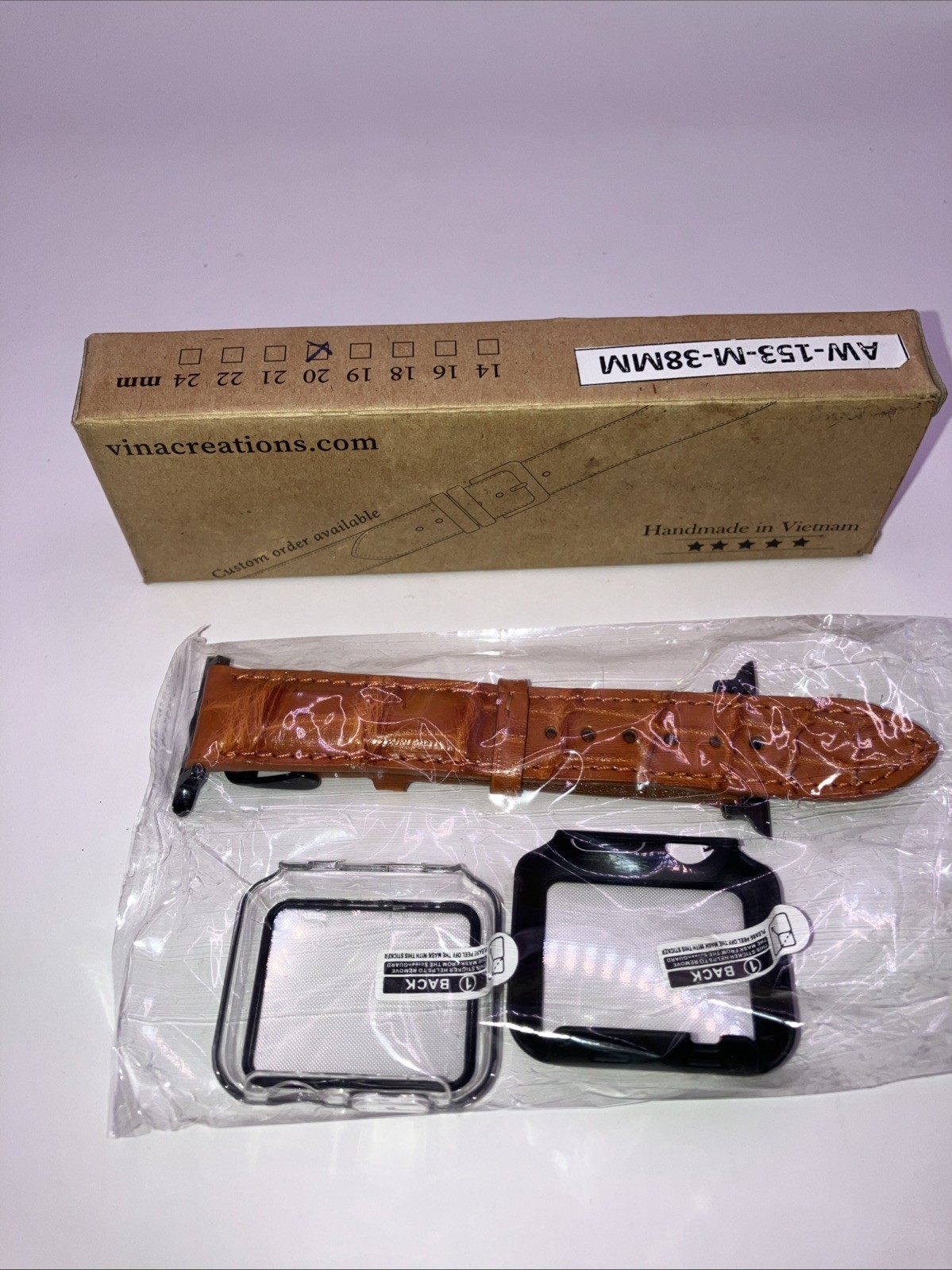 Alligator Leather Watch Band