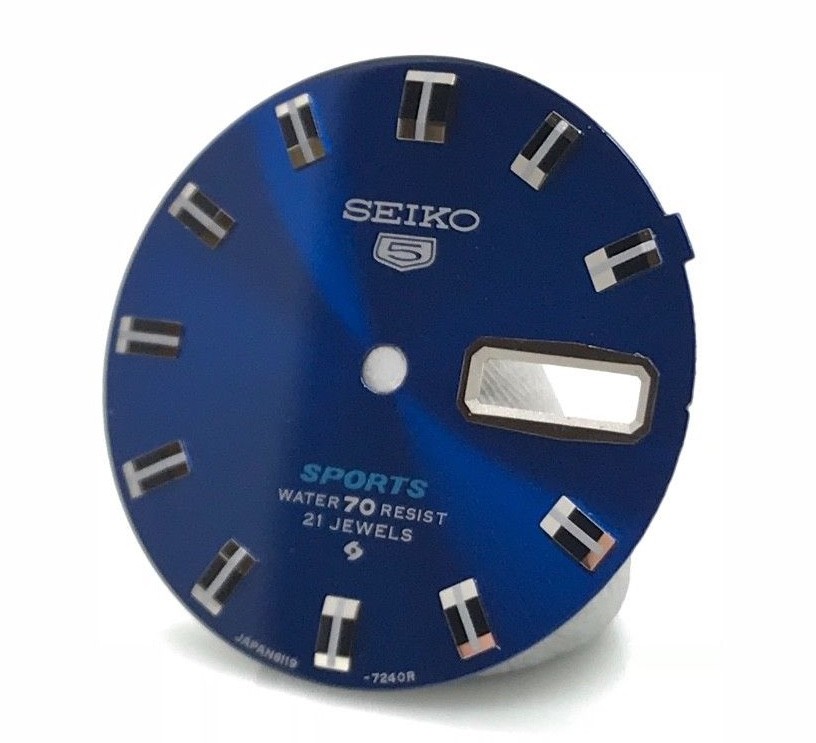 Blue Dial for Vintage Seiko Rally 6119-7170 , 6119-7173 Diver Sport 6119 diver