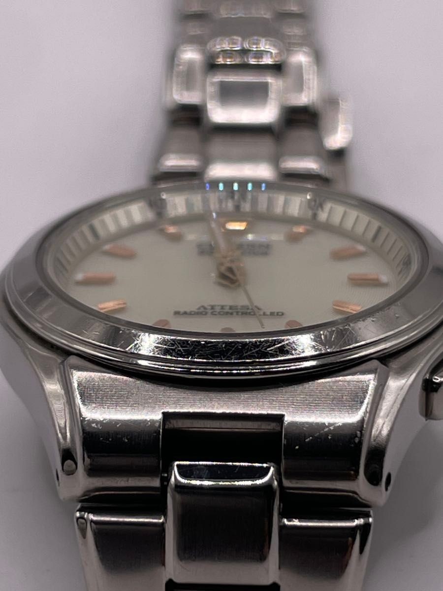 Citizen Attesa H330-T011349 Solar-Powered Titanium Silver