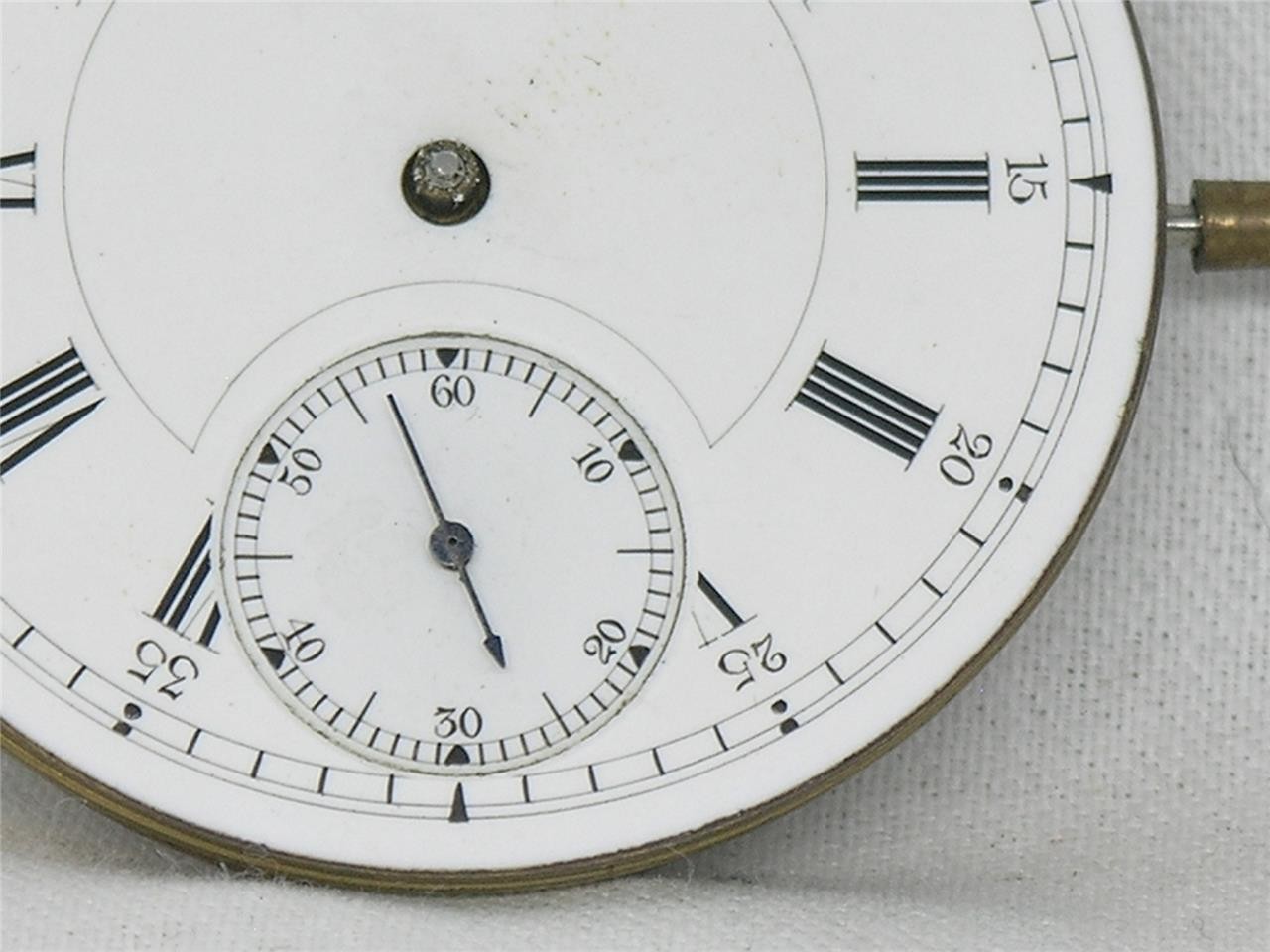 EXTREMELY RARE E. HOWARD 12TH MADE SERIES IX POCKET WATCH MOV’T & DIAL + STEM