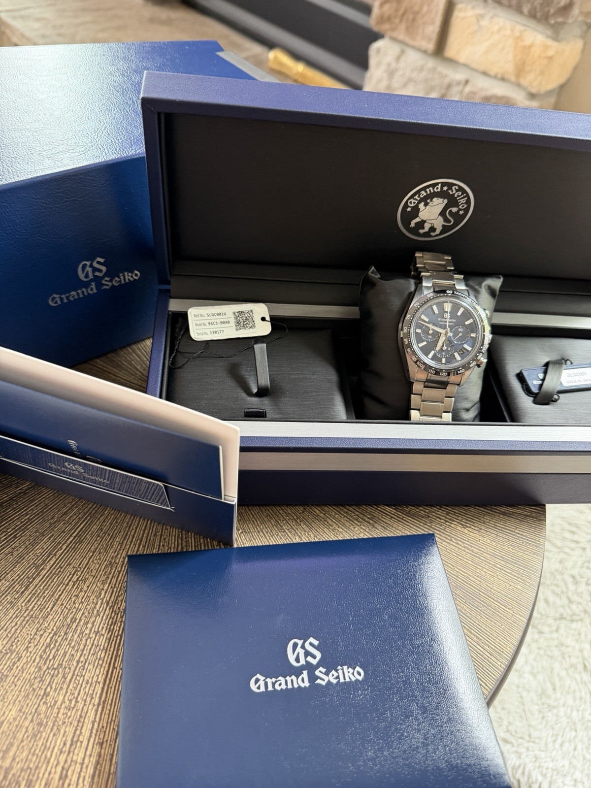 Grand Seiko Tentagraph Chronograph SLGC001 Evolution 9 Hi-Beat with box/papers