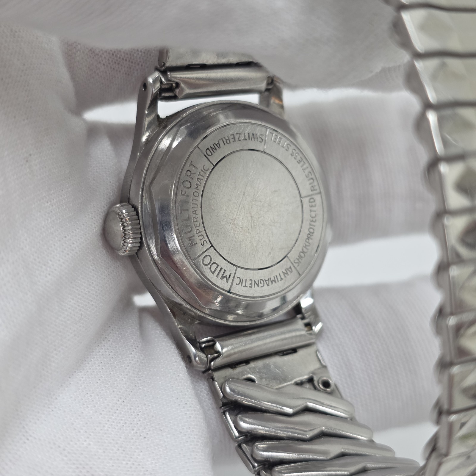 Vintage Mido Multifort 817 Limited Bumper Superautomatic Mens Watch Auto G2U
