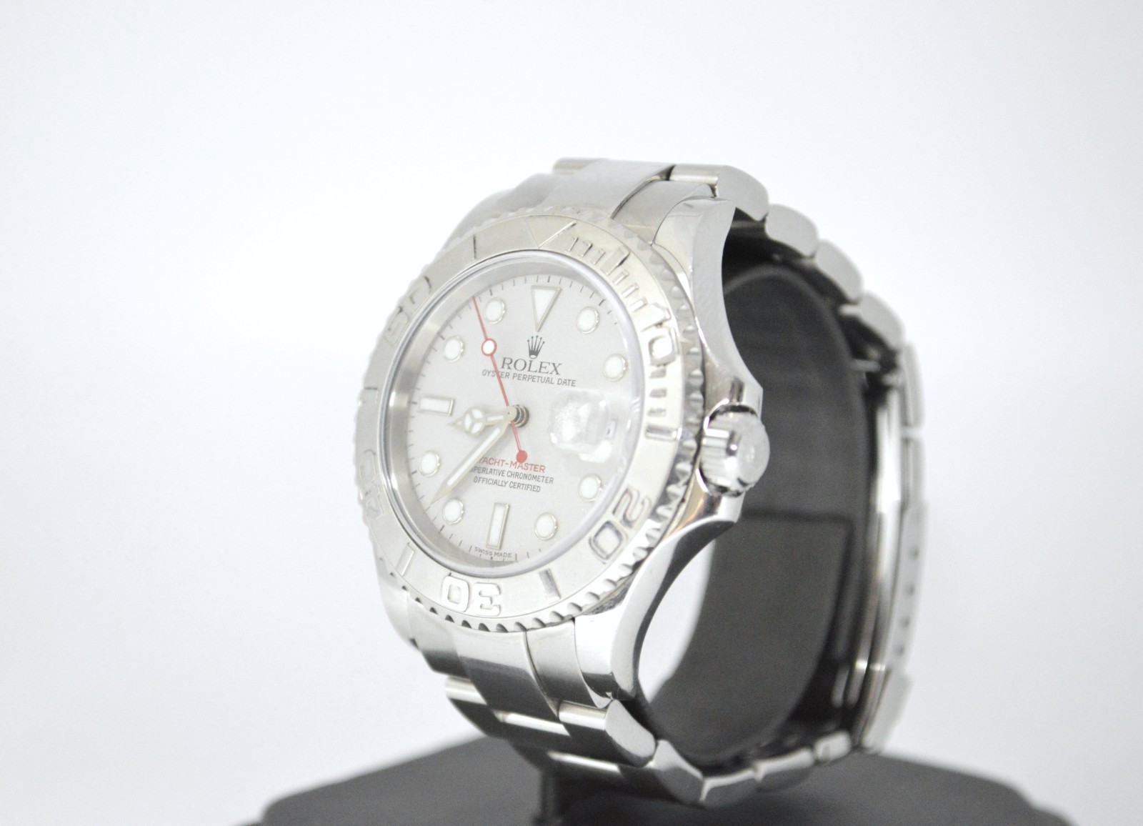 2000 Rolex Yacht Master JUST SERVICED 40mm Platinum Bezel 16622