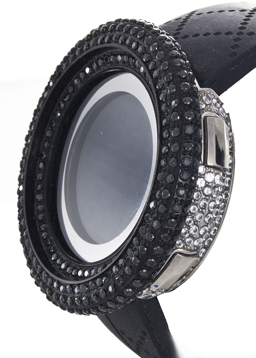 Kings Master Men’s LED Display Digital Quartz Black Rubber Strap Watch