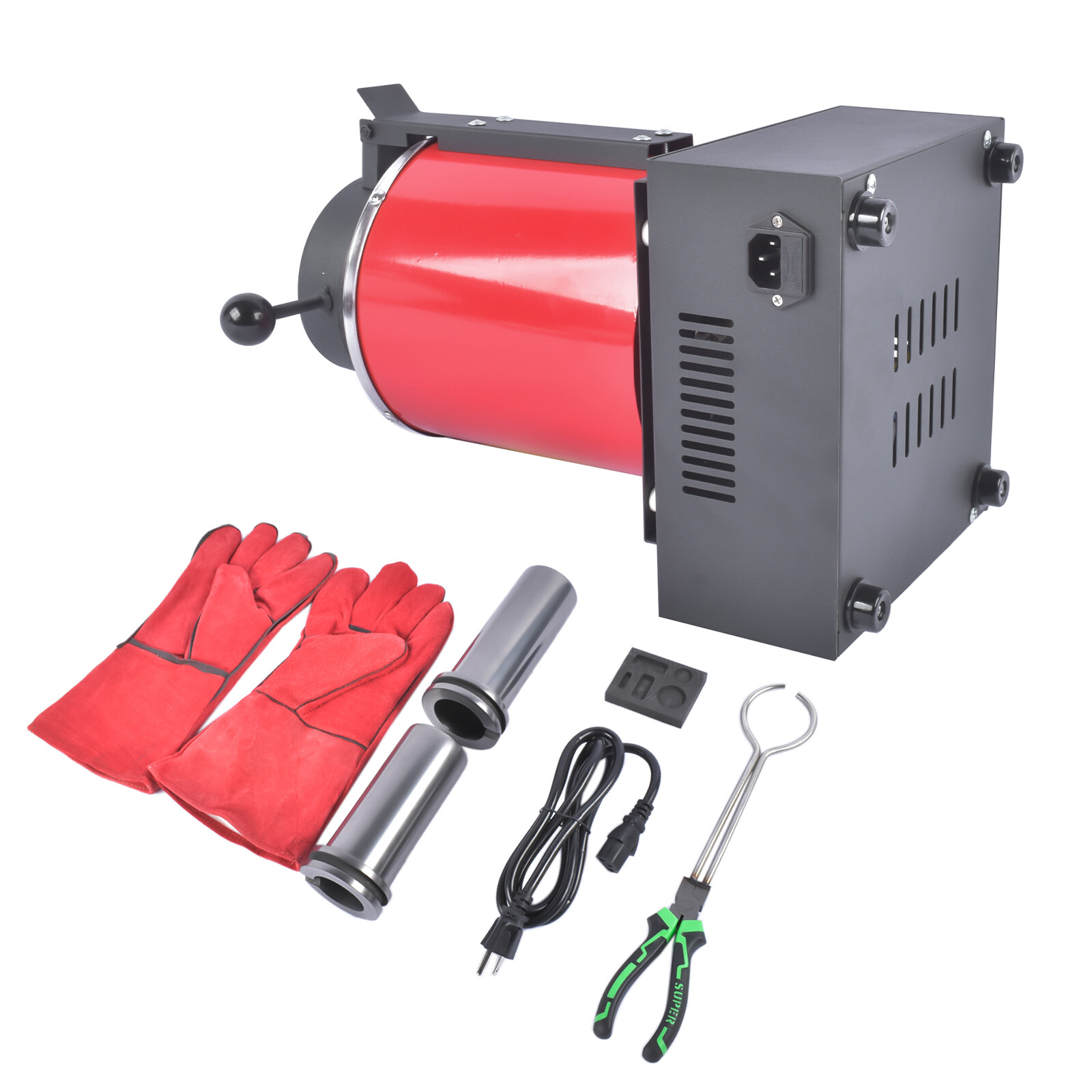 2+3KG Gold Melting Furnace 1150°C/2102°F Small High-Temperature Casting Furnaces