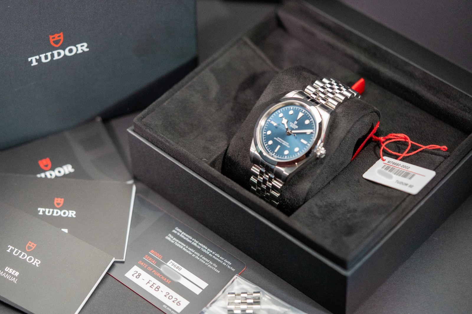 Tudor Black Bay 41 M79680-0002 Blue Dial Steel 2026 Box Papers Very Good Cond!