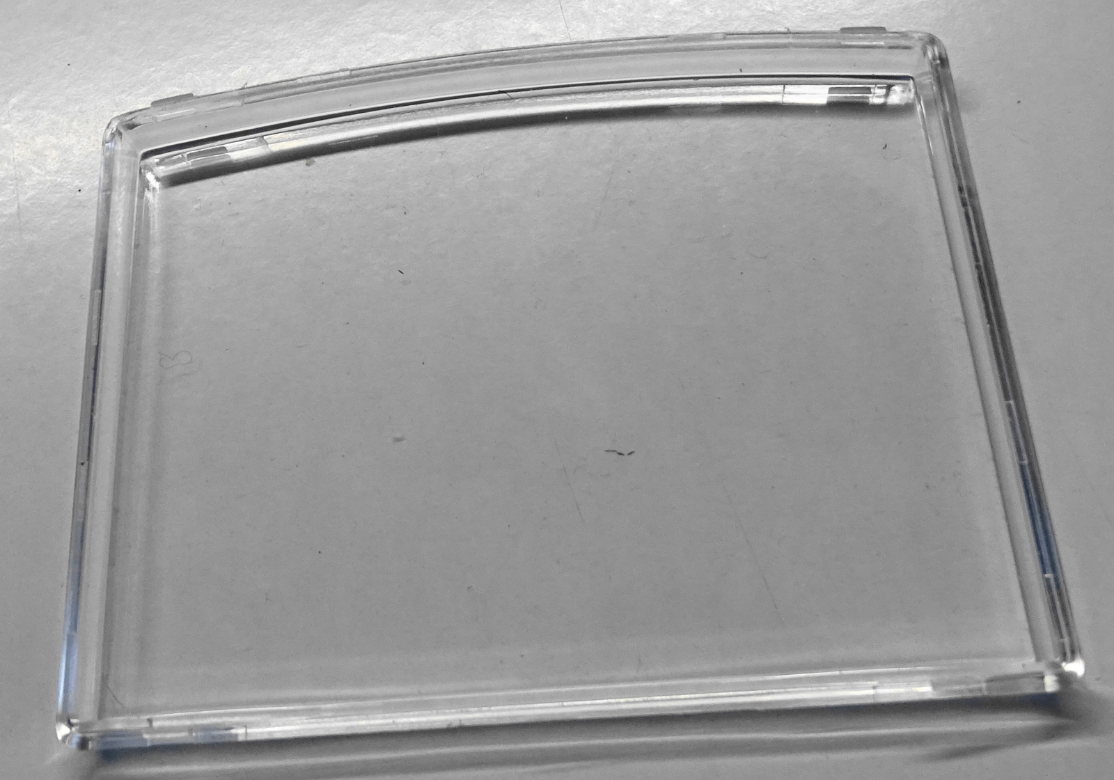 Acrylic Glass Rectangle Clock 8.8 X 6.6 CM