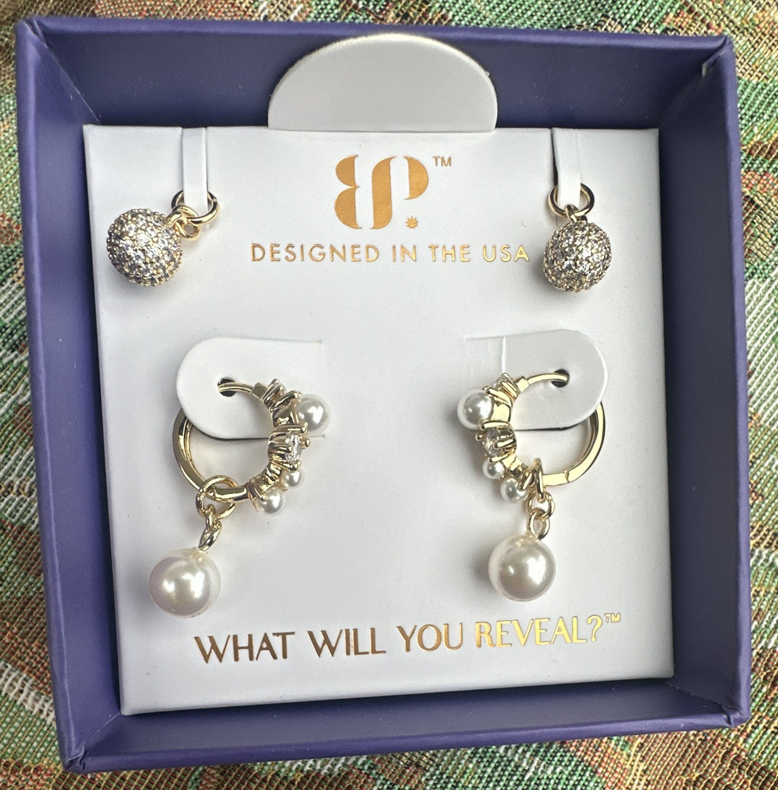 BP Bday Collection June ‘26 “Rare Unicorn The Amour Set” Earrings. Gold plating.