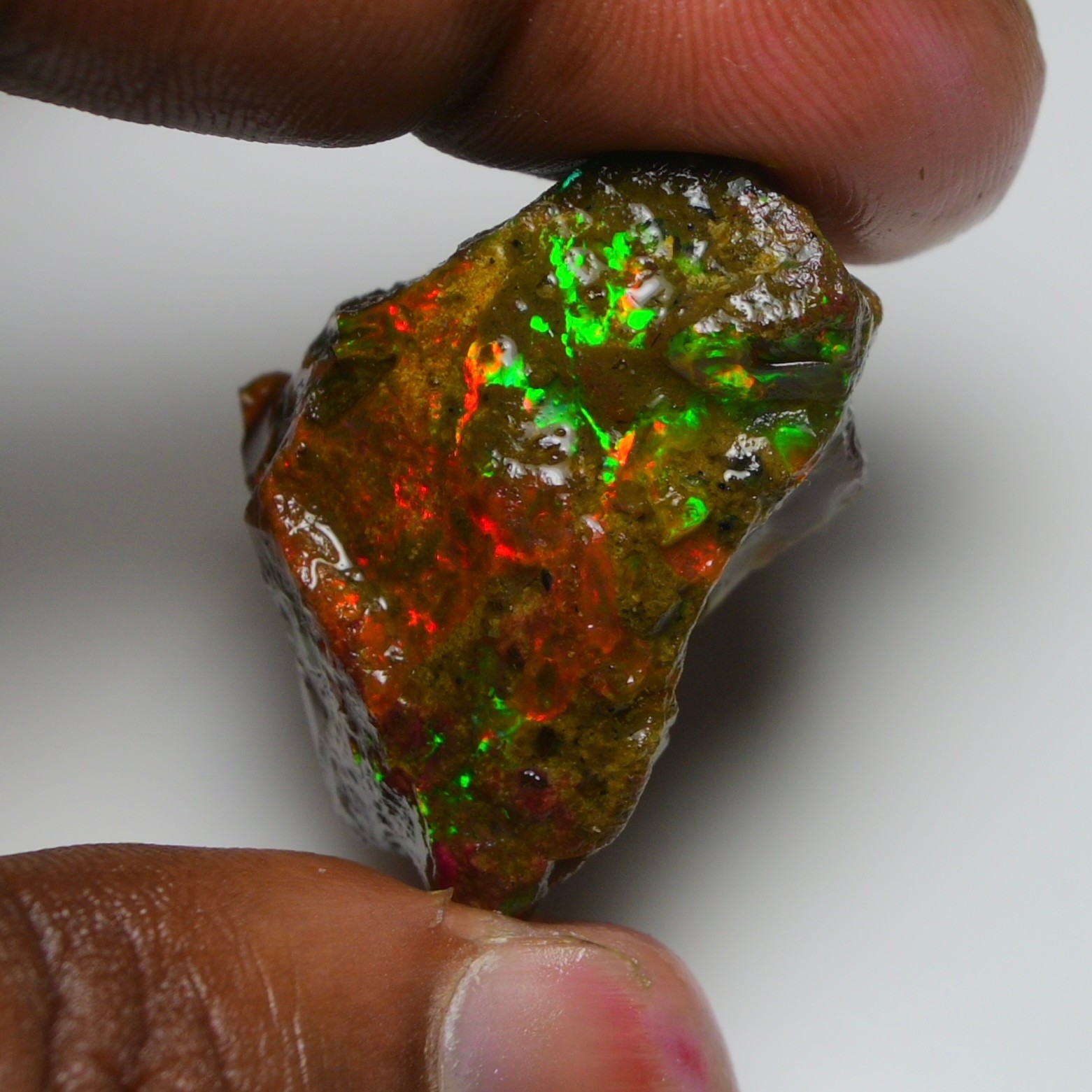 Opal Rough 65.20 Raw, Crystal Opal Specimen, Opal Gemstone