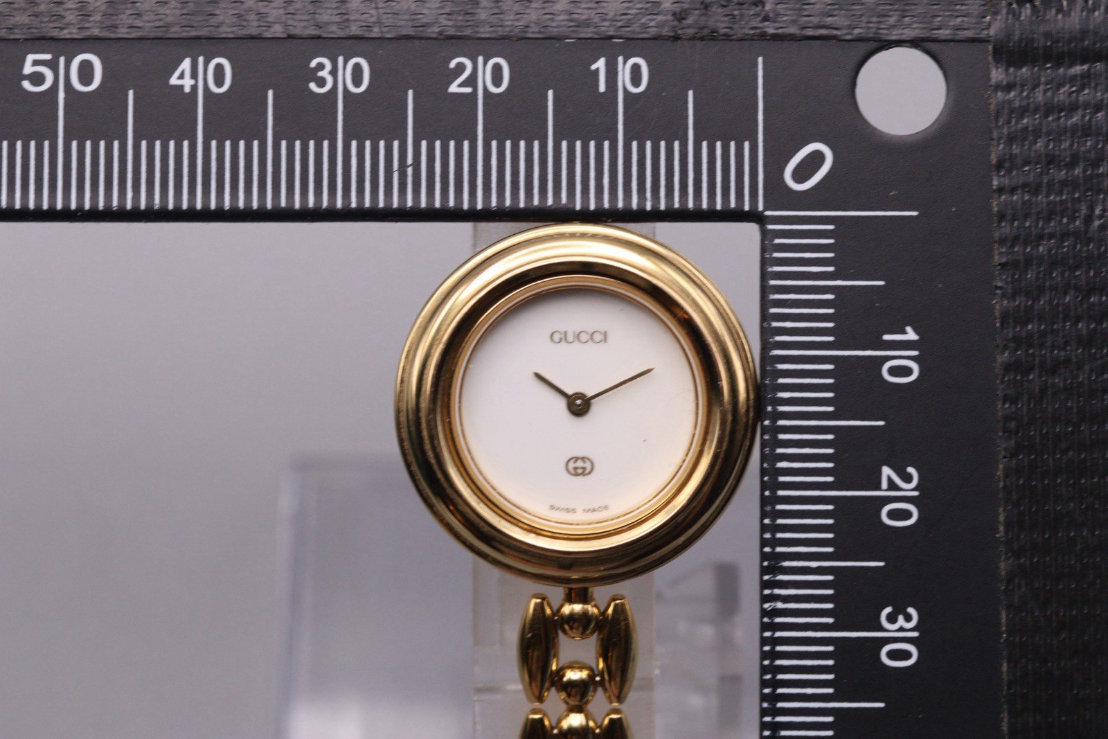 [Near MINT w/ Full Set] Vintage Gucci 11/12.2L White Dial 6 Bezels Watch 26mm