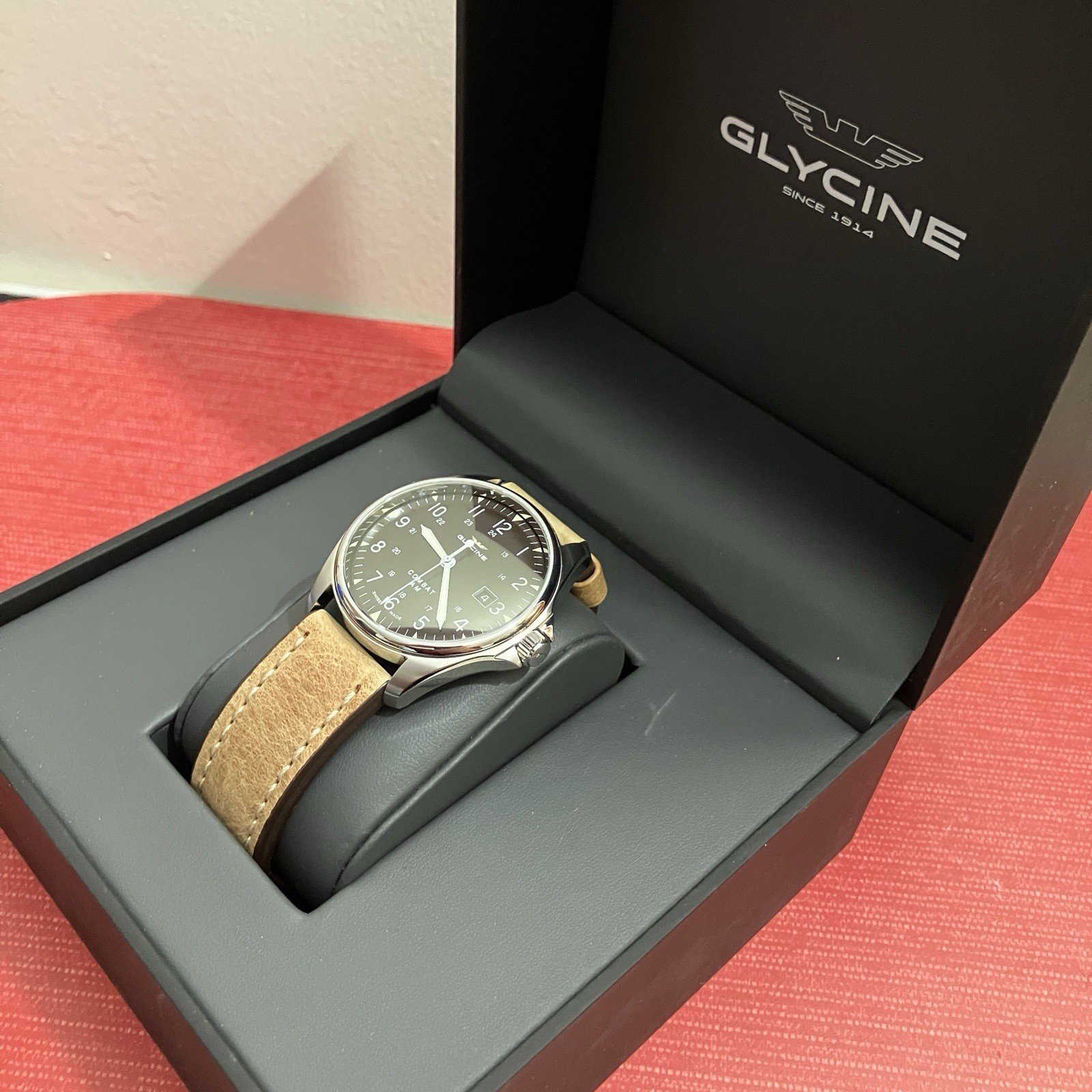 Men’s Stainless Steel Glycine Combat AM Ref 3890 Automatic Watch