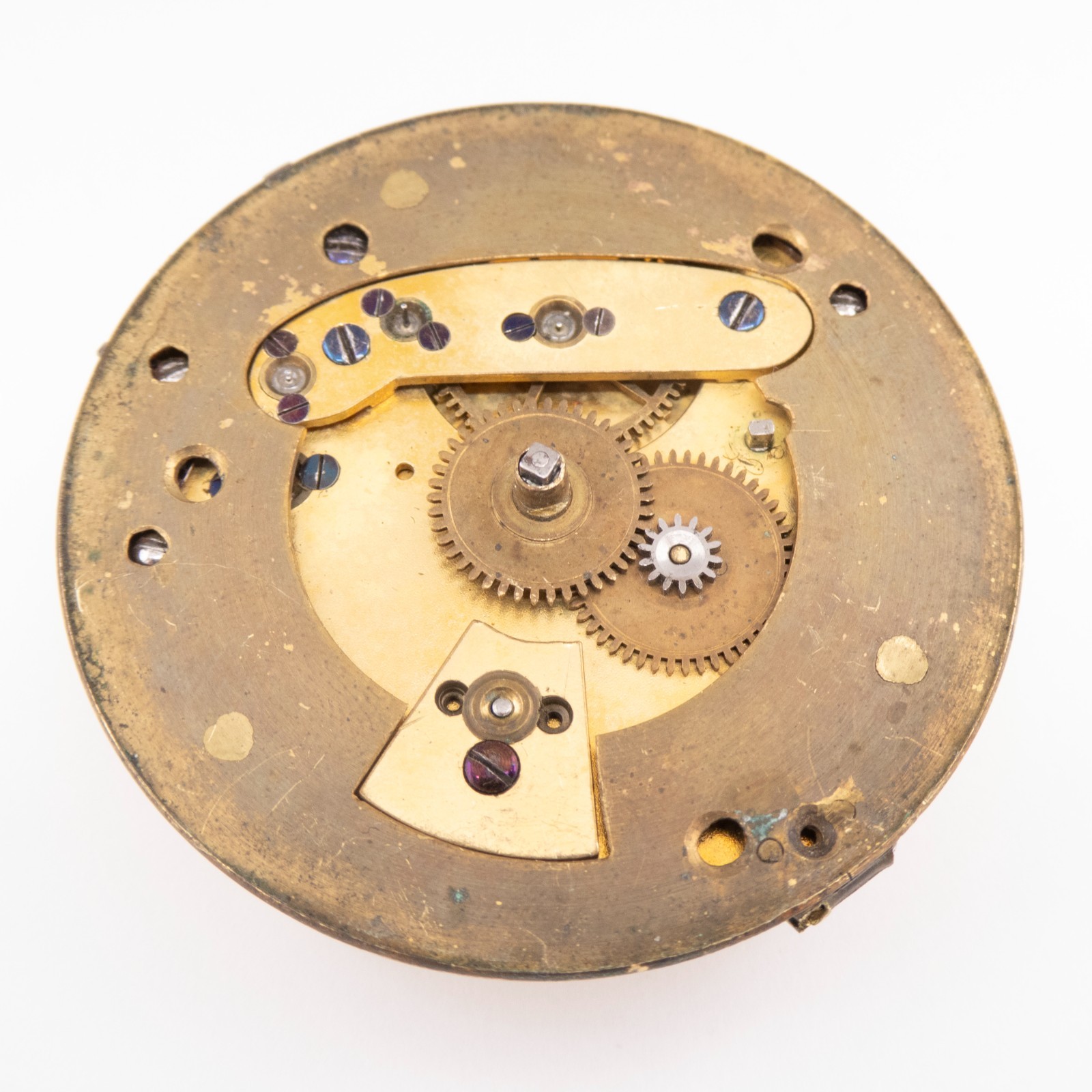 Wm. Robinson 44.2 x 13.9 mm Key Wind Fusee Antique Pocket Watch Movement