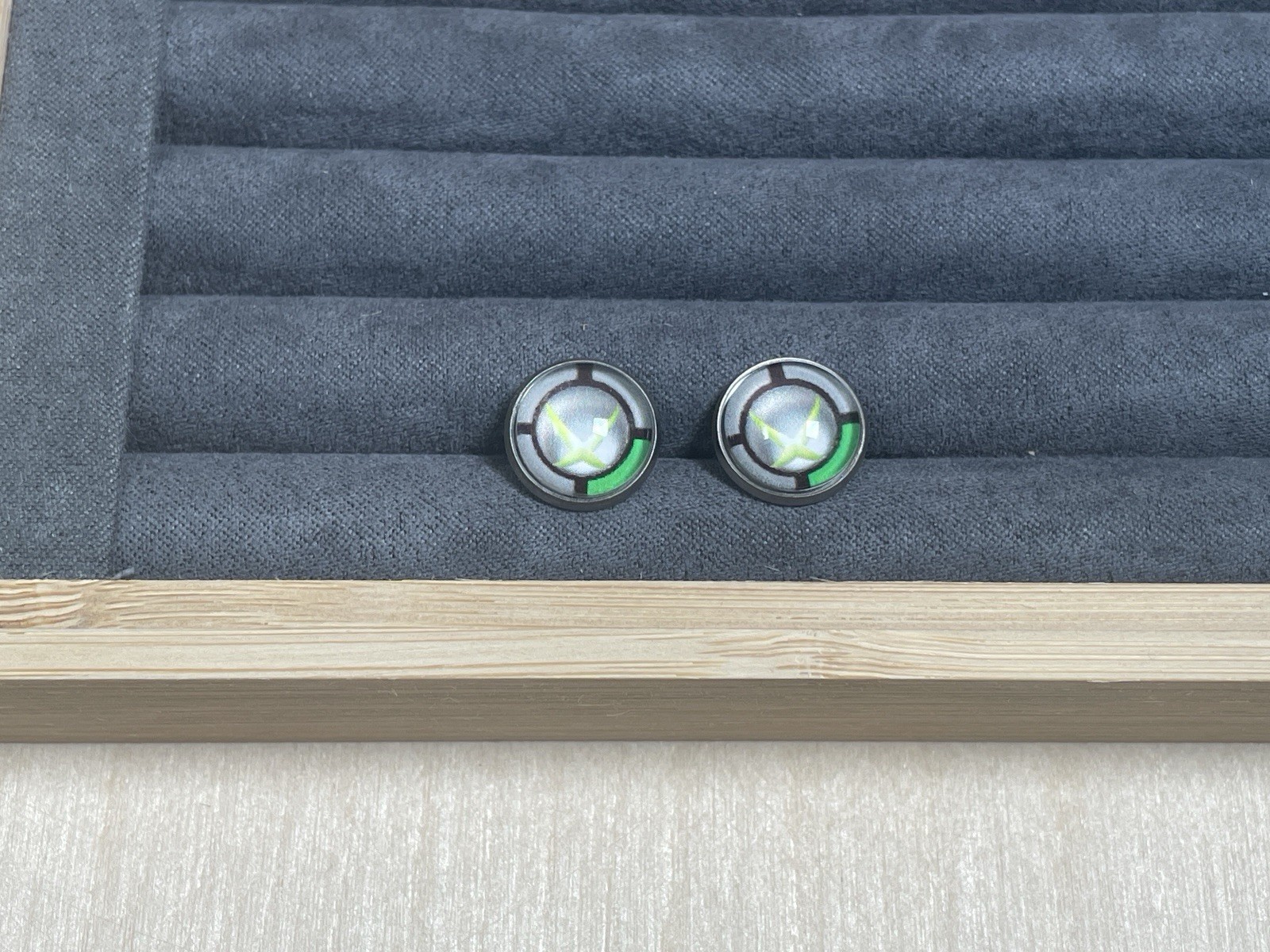 Xbox Fan Art ACHIEVEMENT UNLOCKED Stud Earrings New Gamer Gift Gamer Life