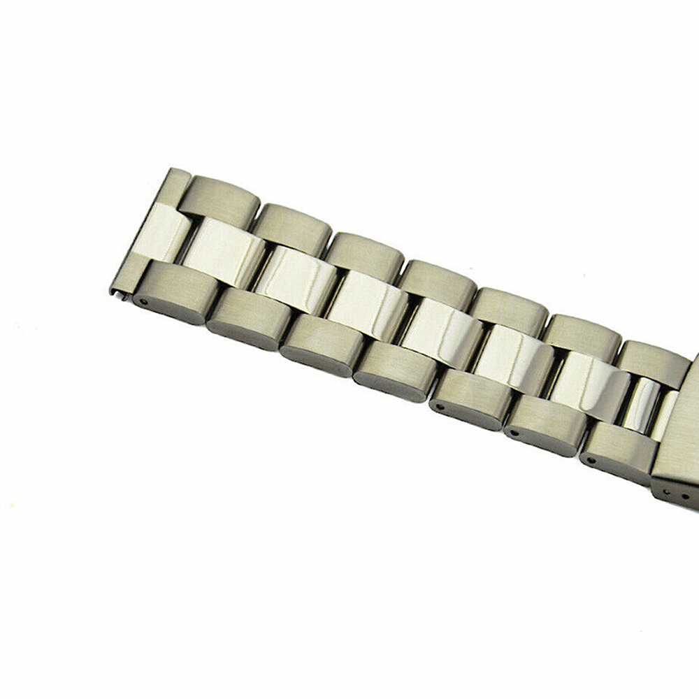 Men’s 316L Pure Solid Stainless Steel Watch Strap Band 18 20 22 24 26 28 30mm