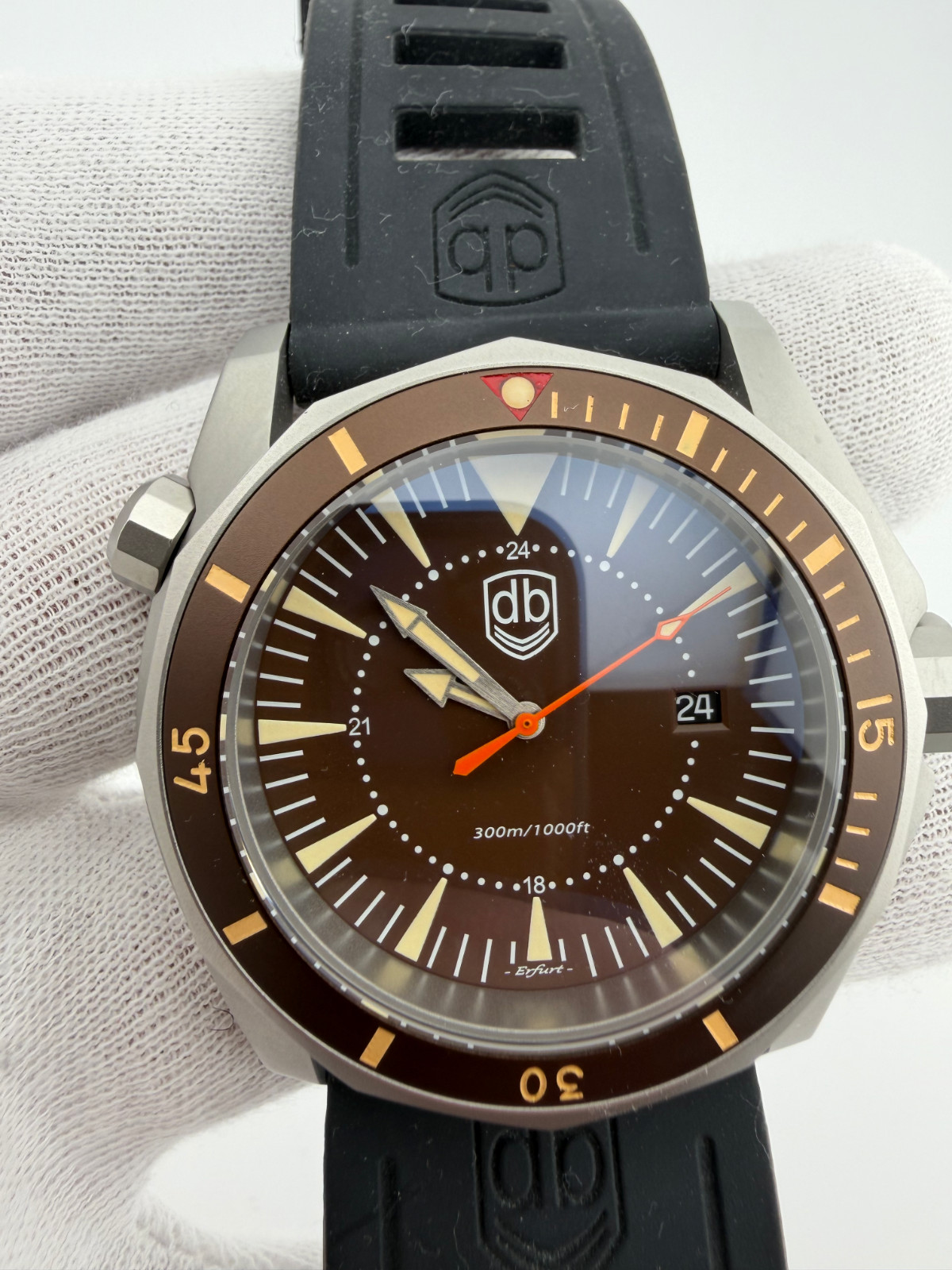 Vintage-VDB 2018 Blasted – BRAND NEW FULL SET – ETA2824-1 w/crown bezel control