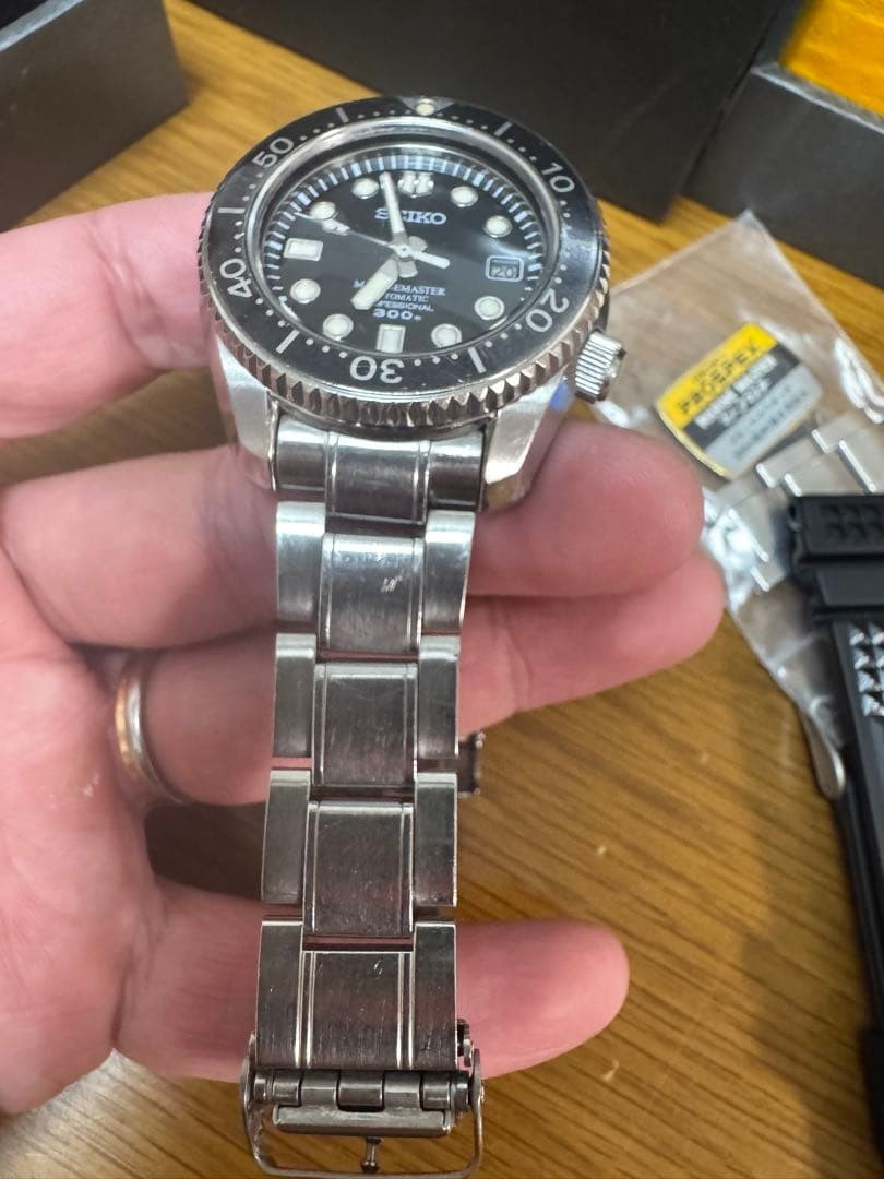 Working SEIKO Prospex Marine Master MM300 SBDX001 8L35 Automatic Diver Watch