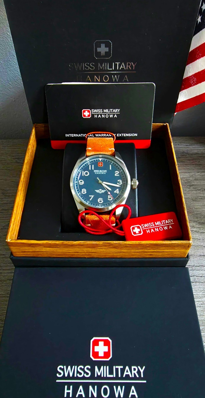 Swiss Military Hanowa Falcon SMWGA2100402 Blue Dial 42mm 10ATM Quartz Watch