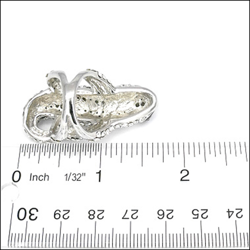 Gecko Lizard Cocktail Rings Crystal Rhinestone Clear Costume Jewelry 3d Silver T