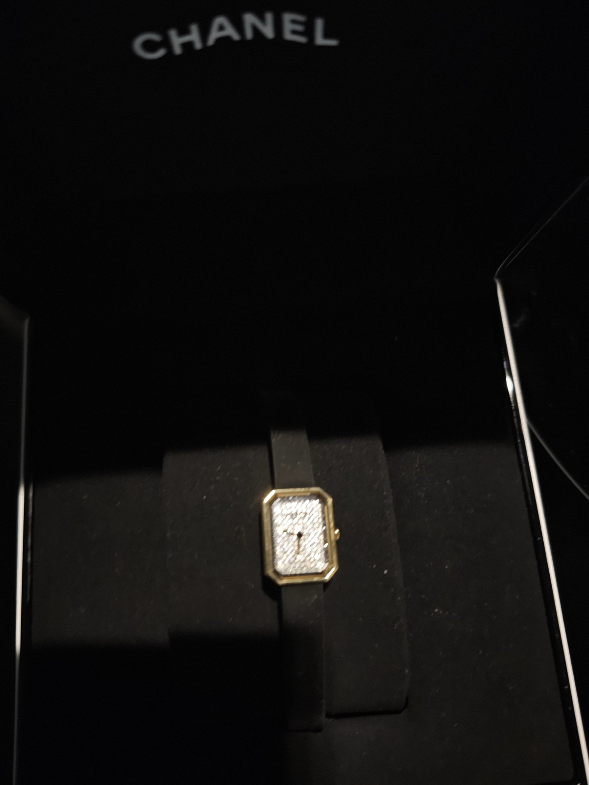 CHANEL Première Ribbon Watch 18K YG, Diamond Dial, 6mo old cost $12600