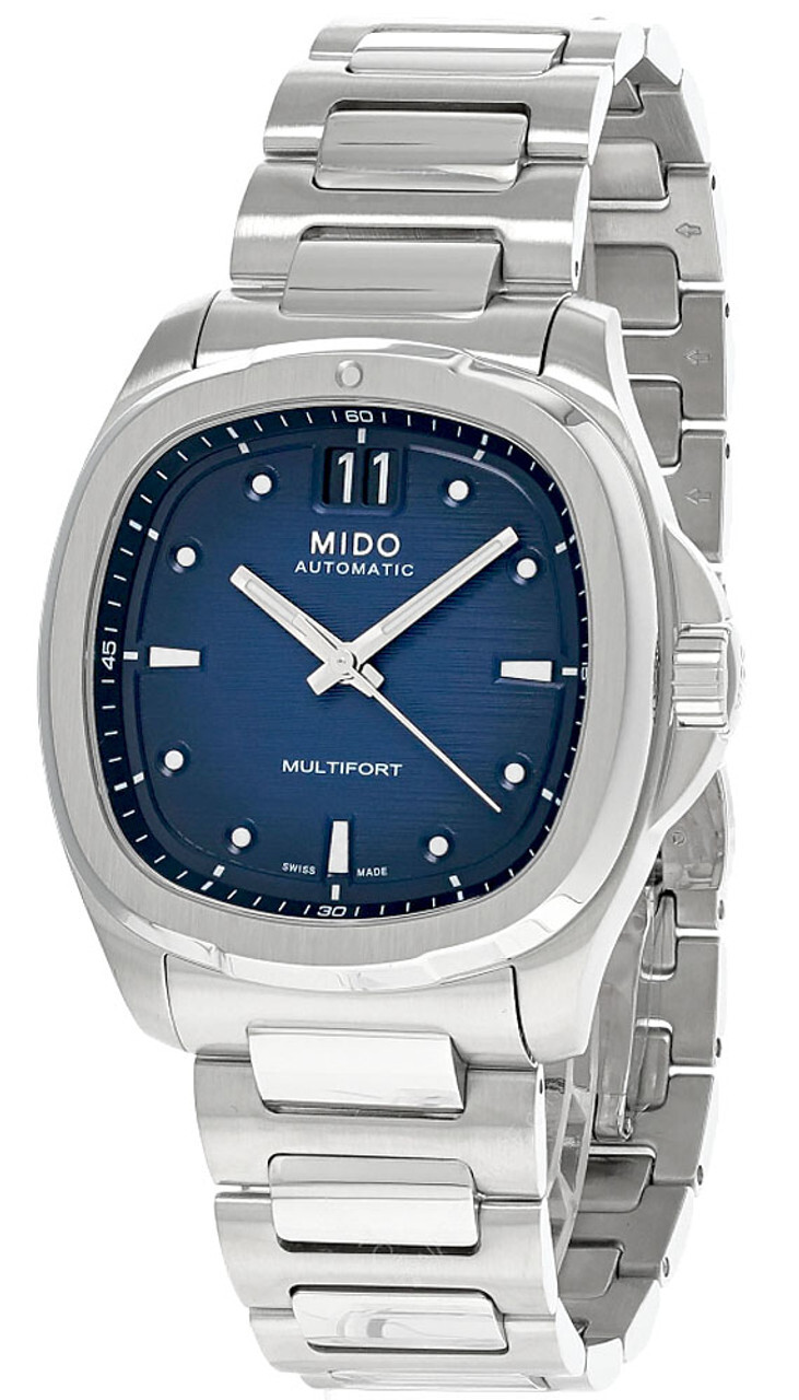 MIDO Multifort TV Big Date 40MM Blue Dial SS Men’s Watch M049.526.11.041.00