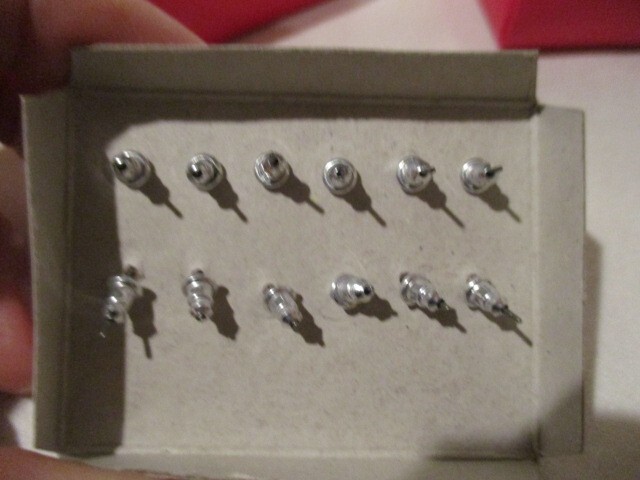 AVON Radiant Rainbow Earring Pack 6 pairs of Hoops & Studs 1/2″ D Multicolored