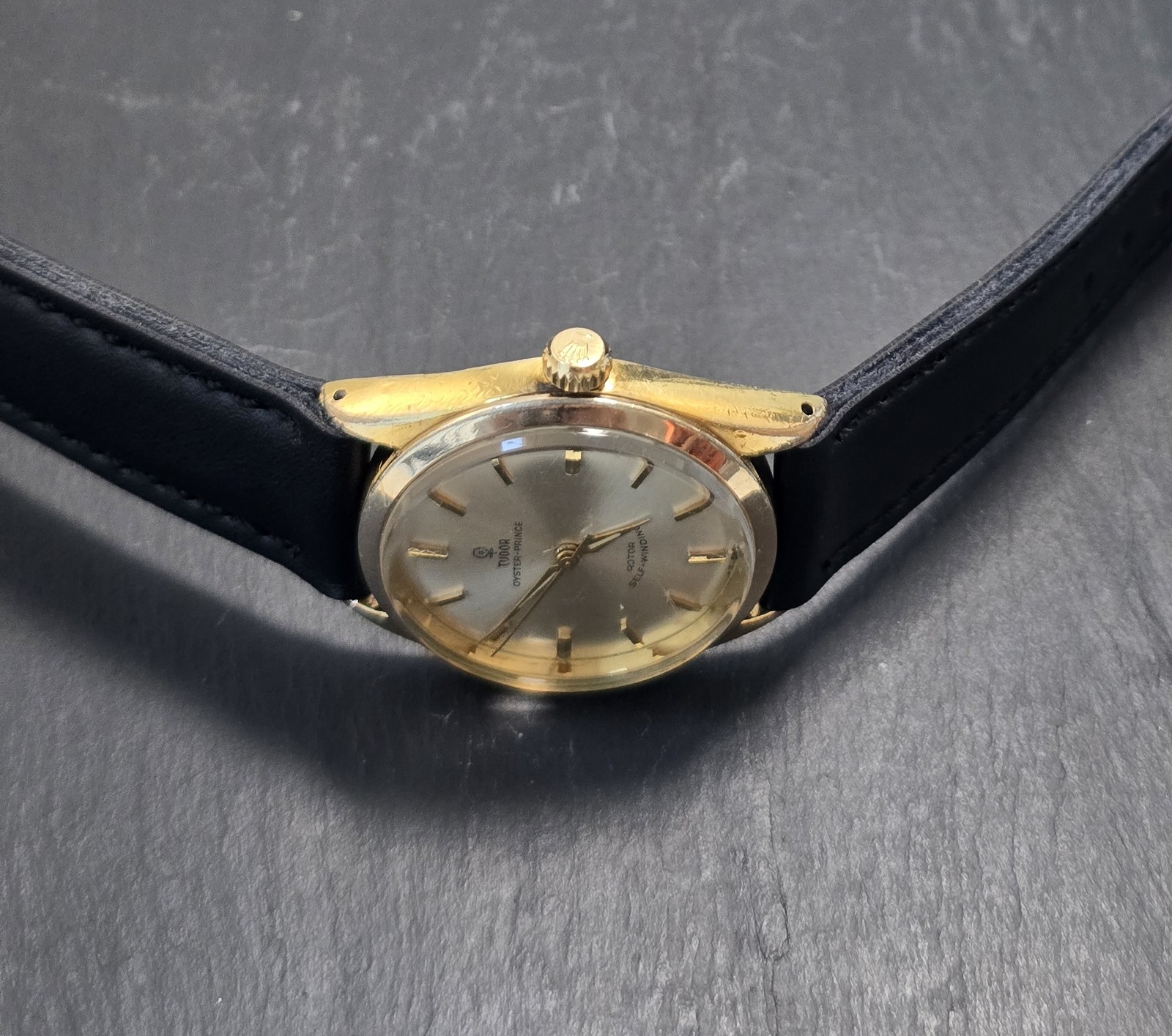 Vintage Tudor Oyster-Prince Rotor Automatic Watch 7965 34mm 1960s