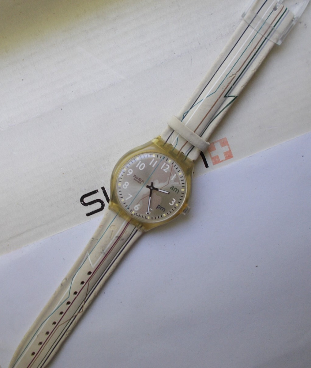 SWATCH TOUCH ” JET SETTING ” EXCELLENT VINTAGE WOW L@@K