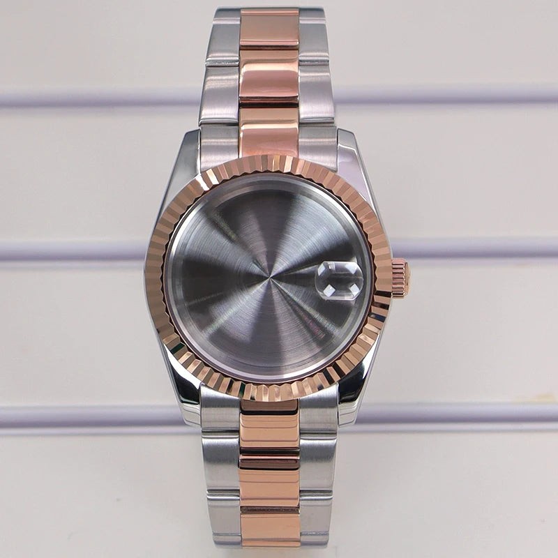 36/39mm Watch Cases Set Sapphire Glass For NH35 NH36 NH34 NH70 8215 Datejust