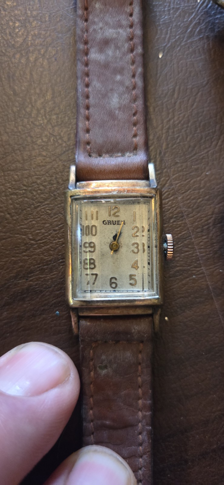 Vintage Bulova Helbros Geneve Avalon Gruen Nelson 10 Total All Ticking Need TLC