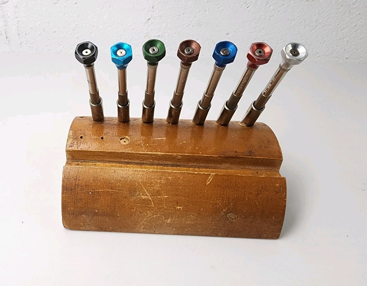 Vintage Watchmaker Benchtop Screwdriver Holder & Bestfit Screwdrivers – NO BITS