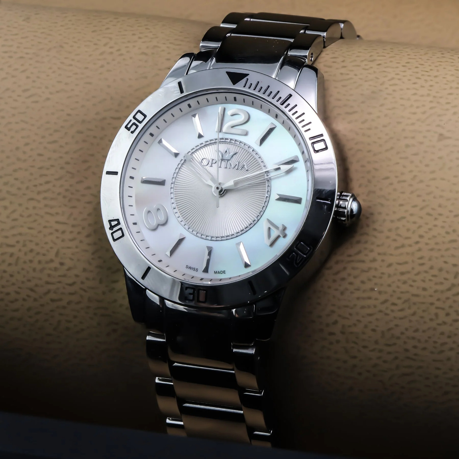 Optima – Swiss Watch – OSL347-SS-7 Quartz 41.40 mm OSL347 30 meters (3 ATM