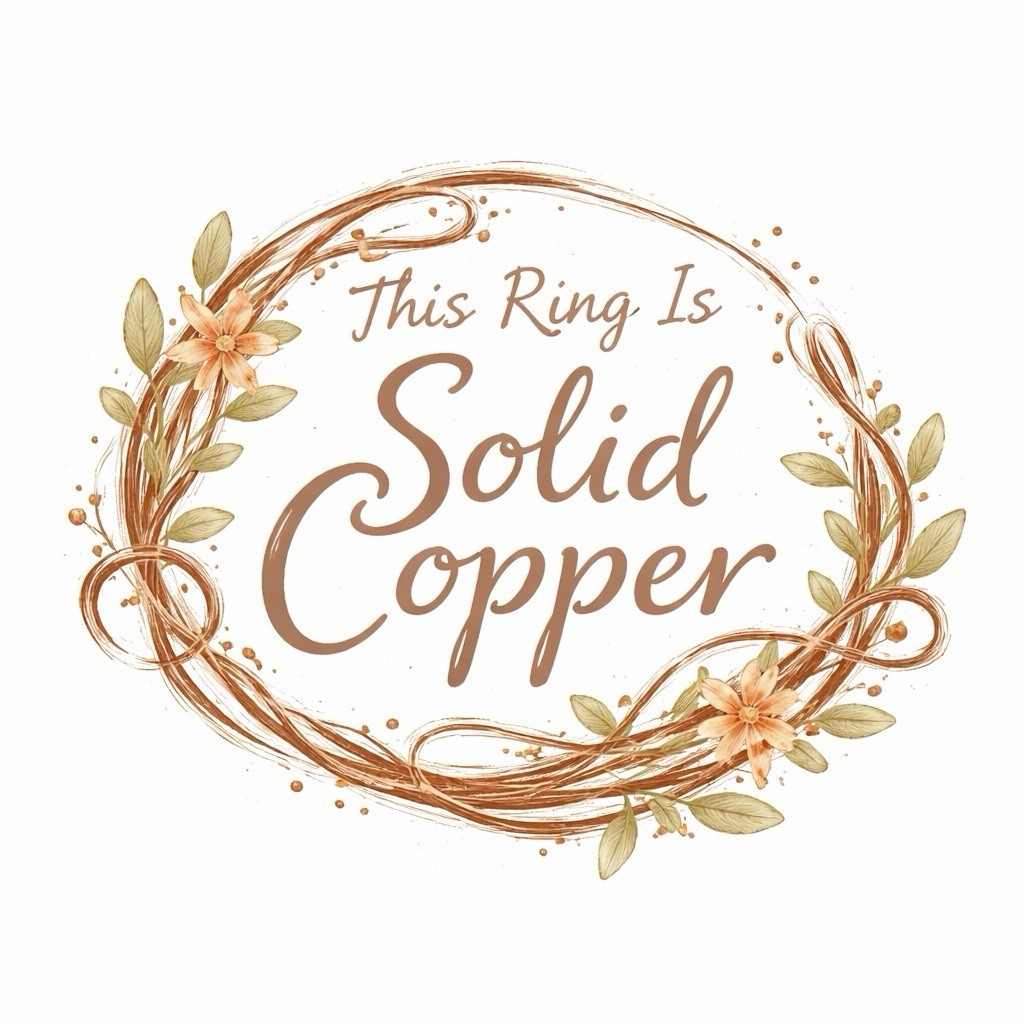 Solid Copper Celtic Ring CTR1804 – 1/4 inch wide. Available in Sizes 5 to 15.
