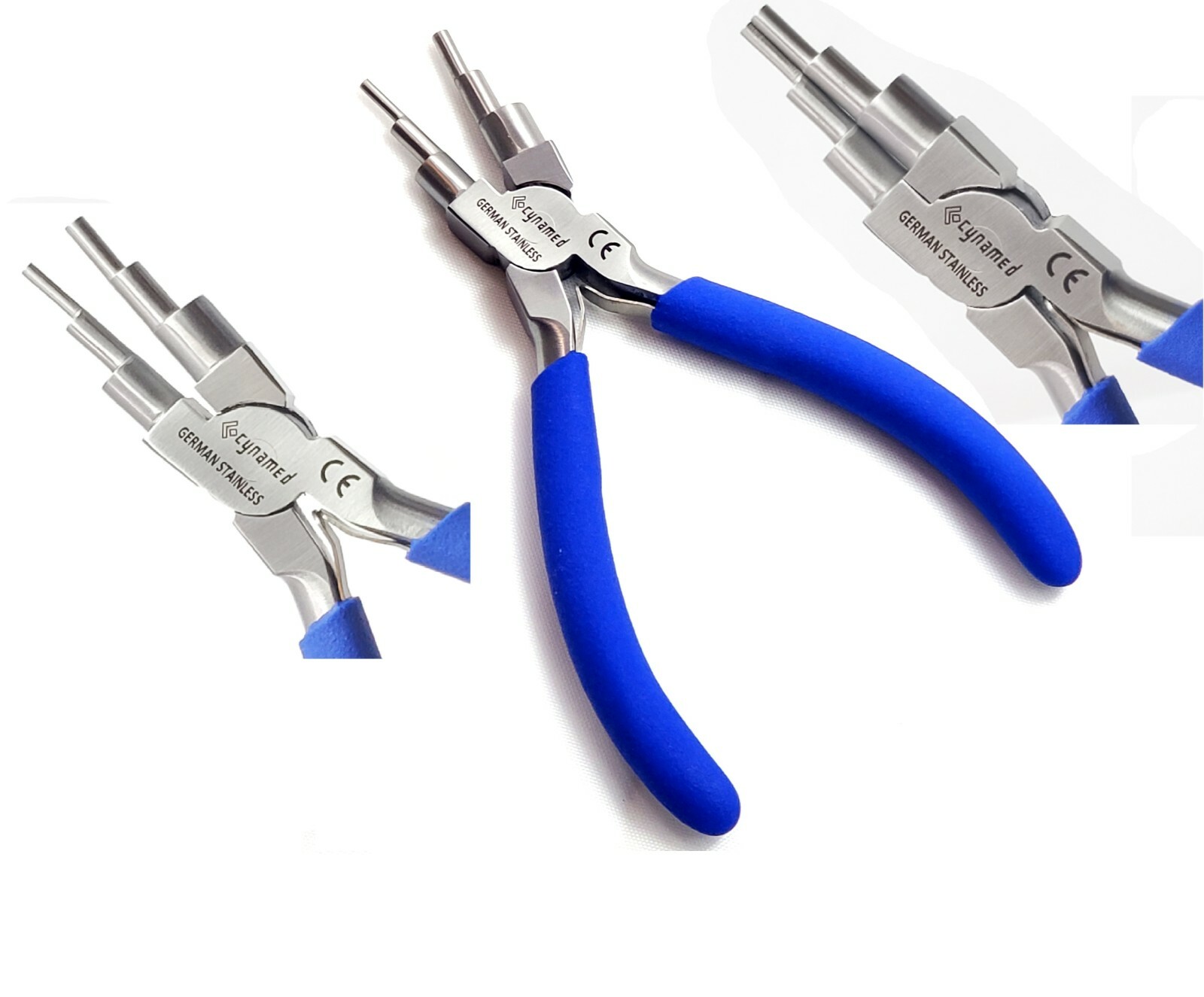 New GERMAN -6 Step Bail Making Plier 6-Inch Craft Wire Wrapping Tools (2mm-9mm)