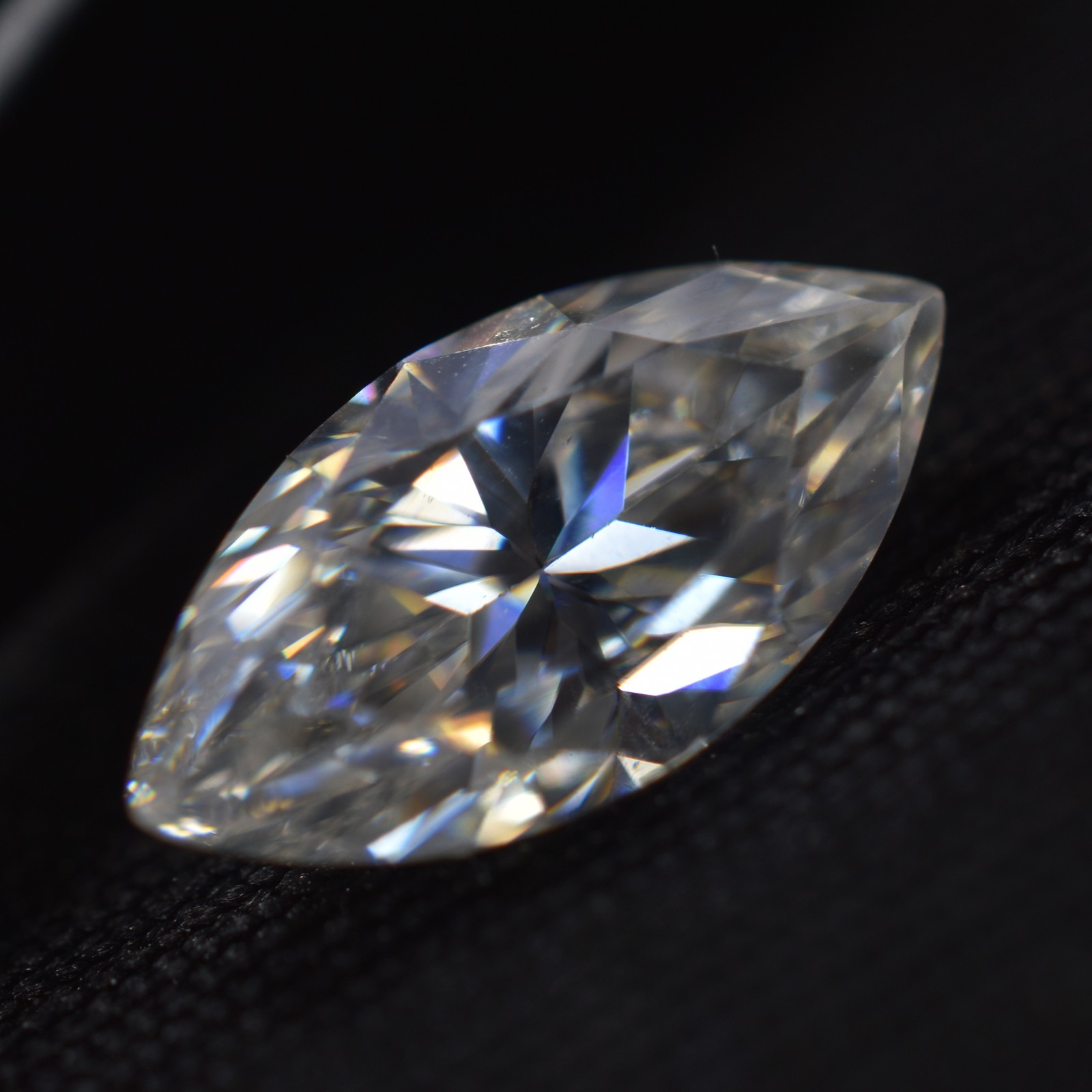 Moissanite Marquise Cut 1 Pcs CERTIFIED Gemstone 1 Carat VVS1 D Color 10×5 mm-W