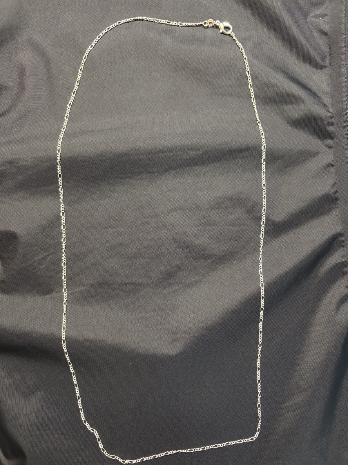 925 Sterling Silver 30” 2mm Figaro 4.7 gram Chain Necklace