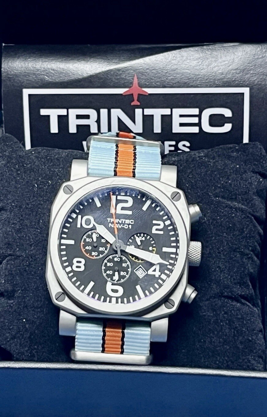 Trintec G Racing Porsche Inspired NAV-01 Chronograph / Stainless / Quartz watch