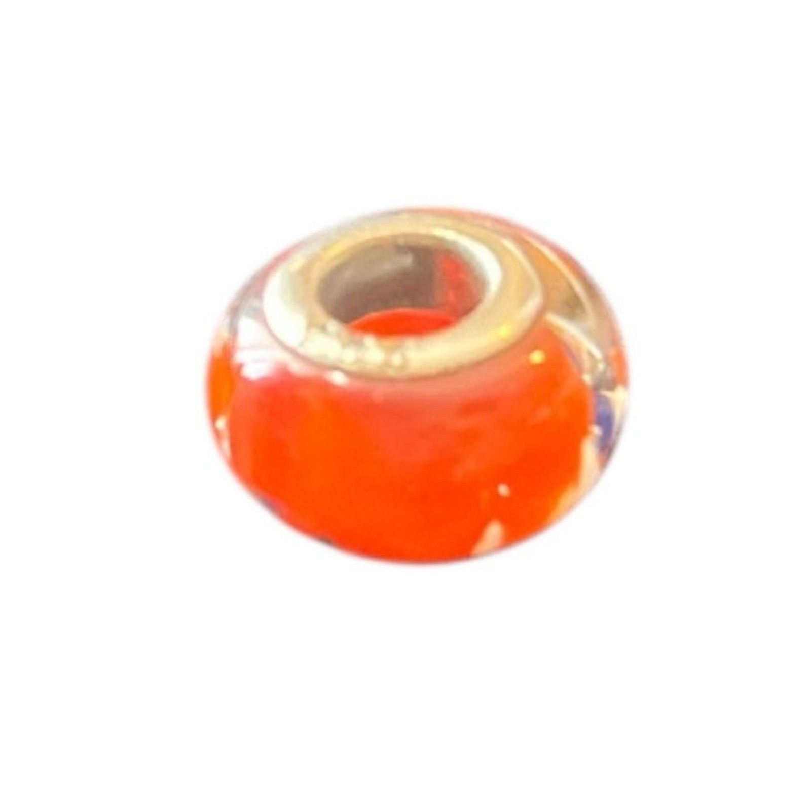 Colorful Glass & Sterling Silver Bead Charm