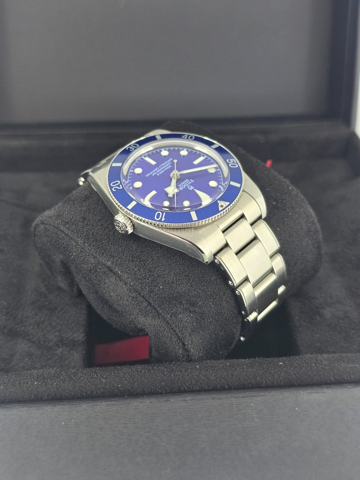Tudor Black Bay 54 Blue Dial Watch Ref 79000B