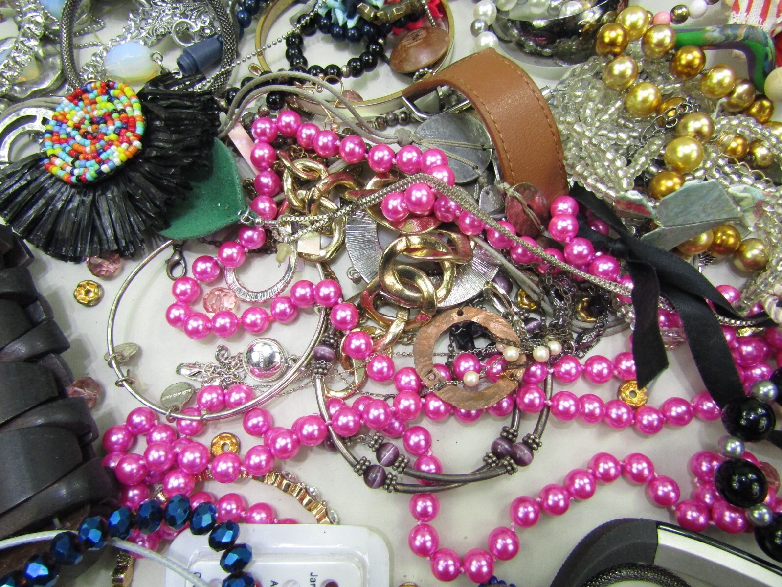 Jewelry Necklaces Earrings Studs Hoops Dangle Rings Bracelets Pins Mixed Lot