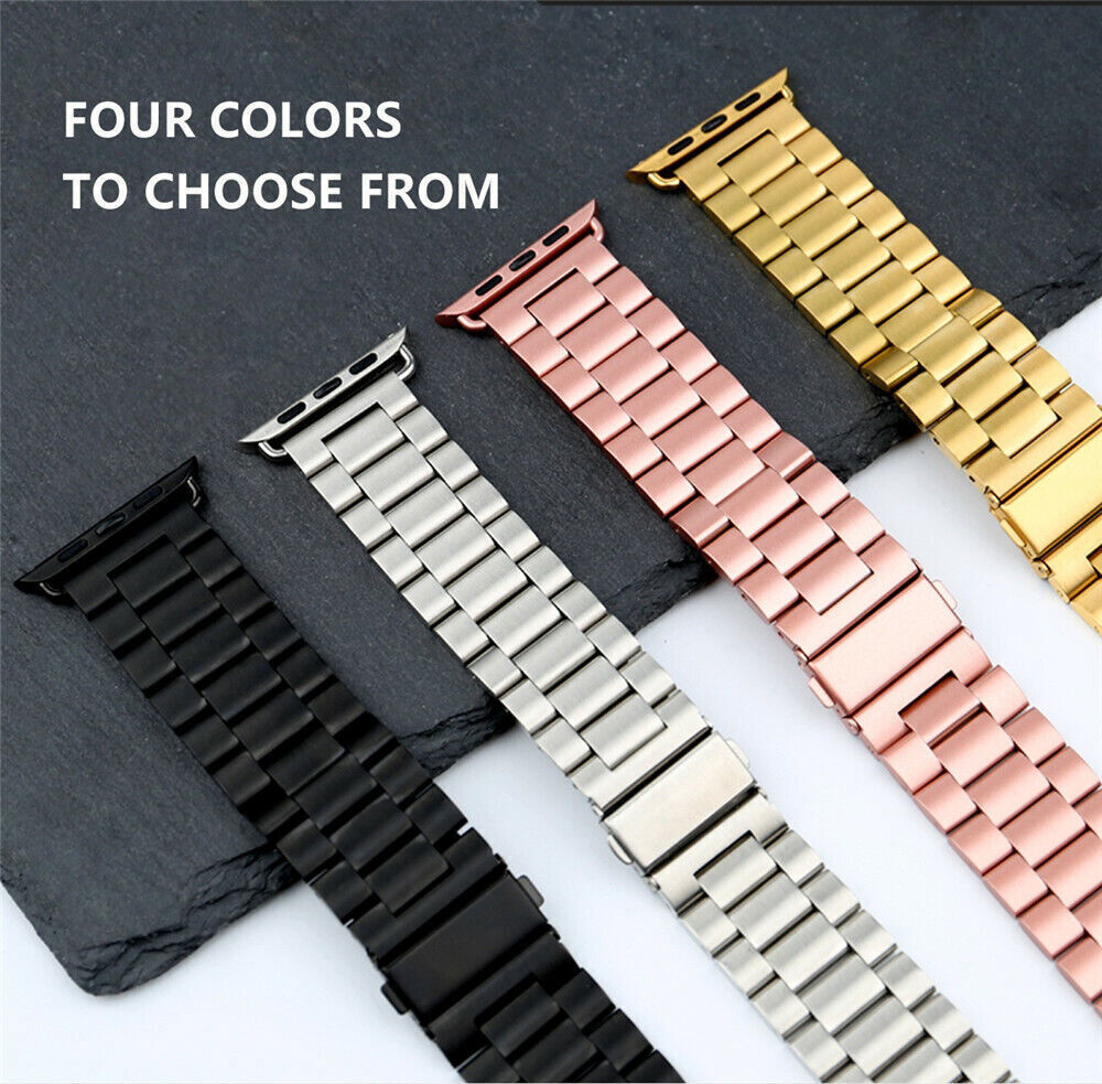 Metal Watch Band Strap With Soft Case For Apple Watch Series 9 8 7 6 5 4 3 SE 49